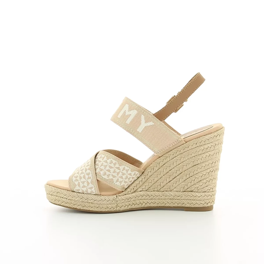 Image (4) de la chaussures Tommy Hilfiger - Sandales et Nu-Pieds Beige en Textile