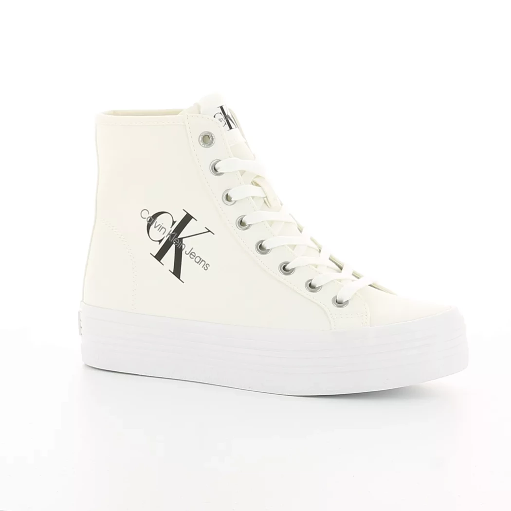 Calvin Klein - Baskets - Blanc - Delcambe Chaussures - D0855E