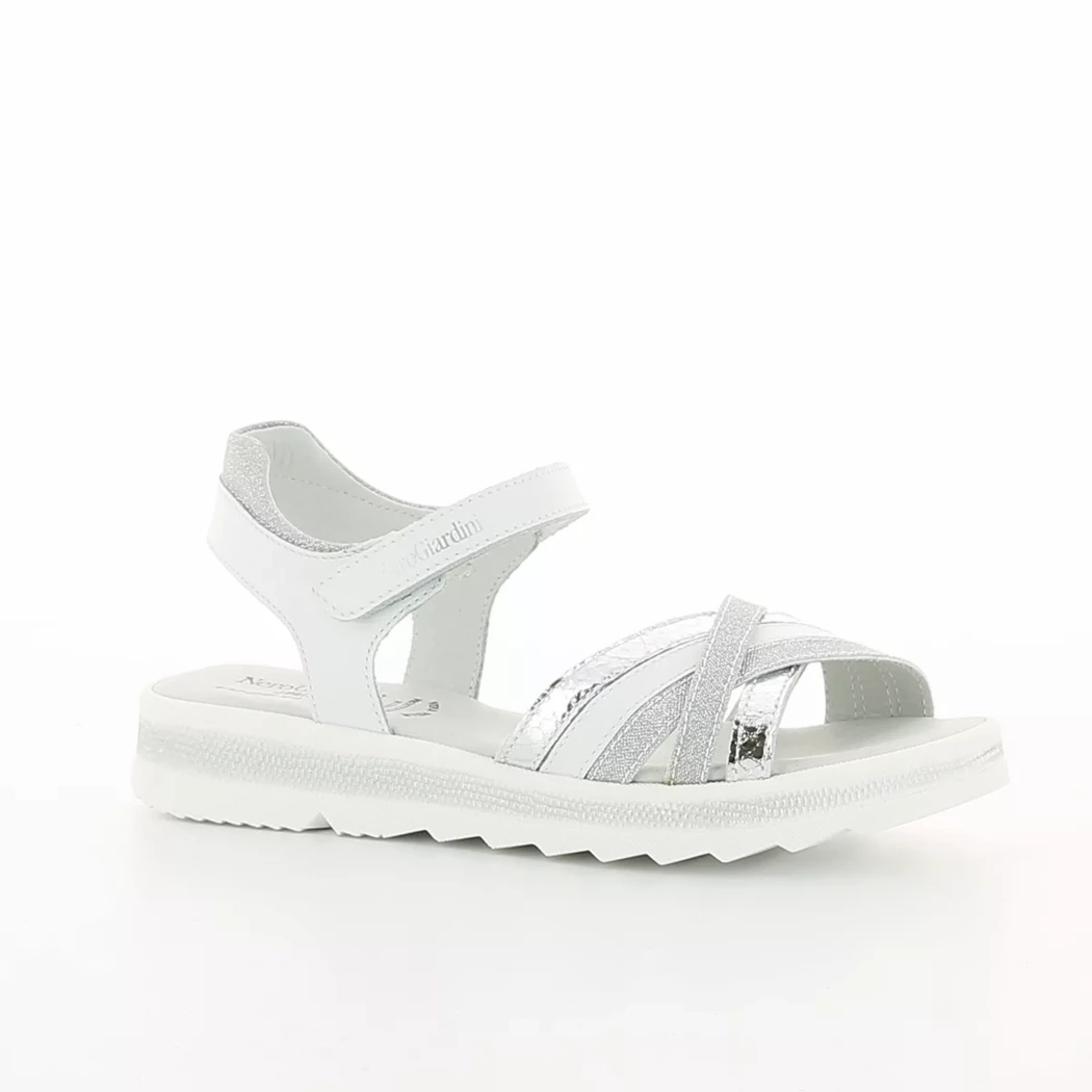 Image (1) de la chaussures Nero Giardini Junior - Sandales et Nu-Pieds Blanc en Multi-Matières
