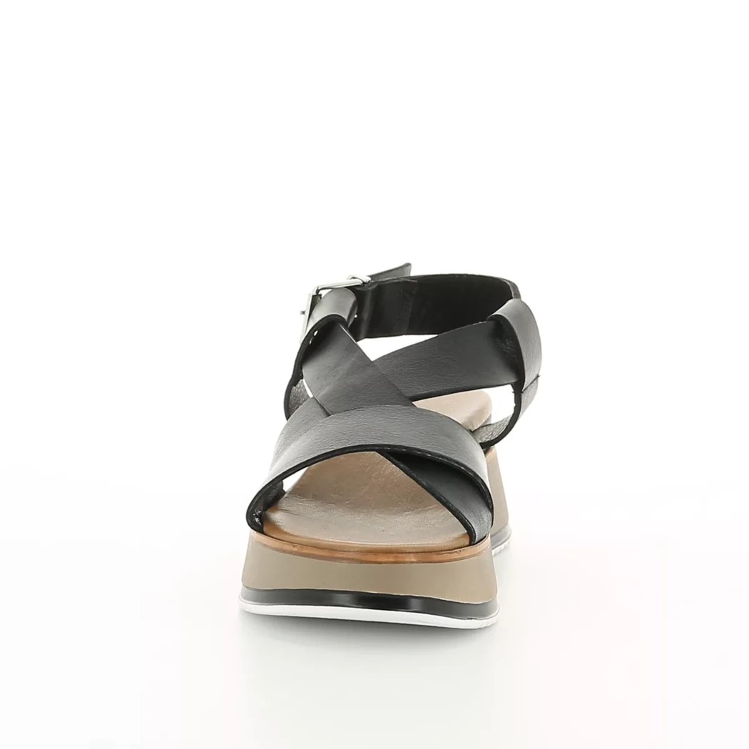 Image (5) de la chaussures Inuovo - Sandales et Nu-Pieds Noir en Cuir