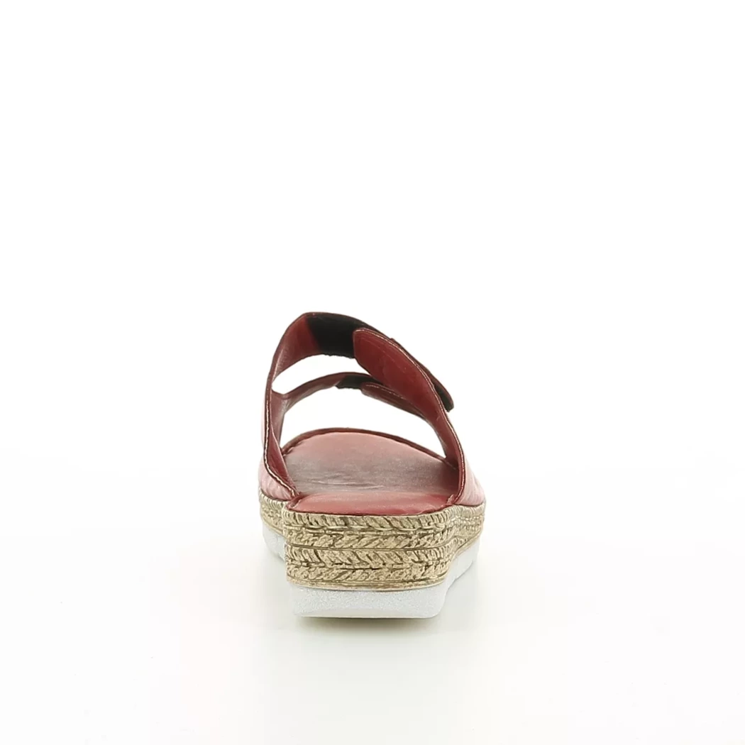 Image (3) de la chaussures Andrea Conti - Mules et Sabots Rouge en Cuir