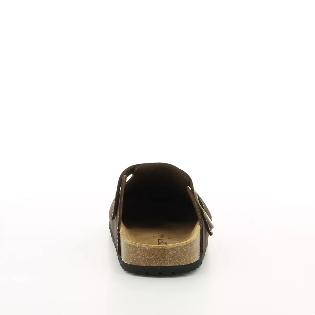 Image (3) de la chaussures Supersoft - Mules et Sabots Marron en Cuir synthétique