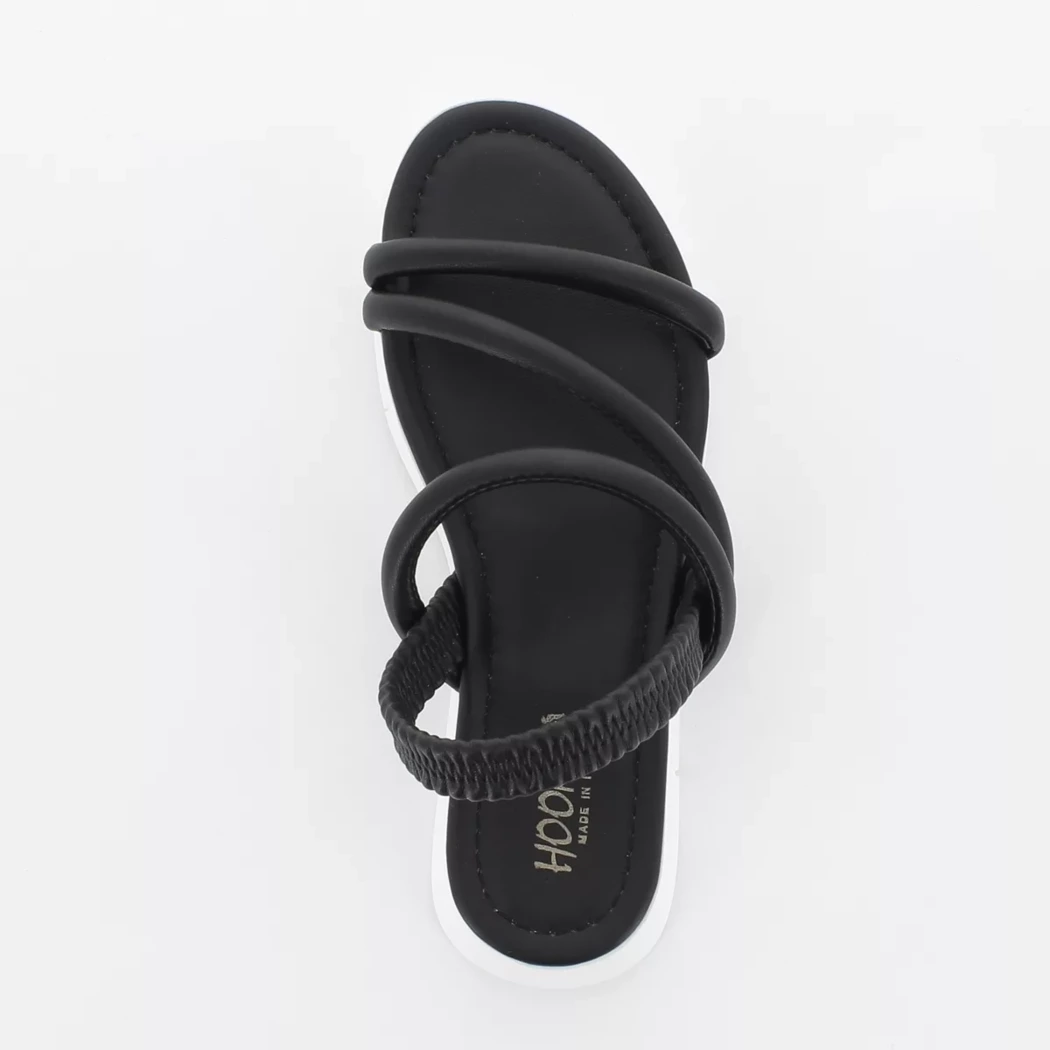 Image (6) de la chaussures Hookipa - Sandales et Nu-Pieds Noir en Cuir