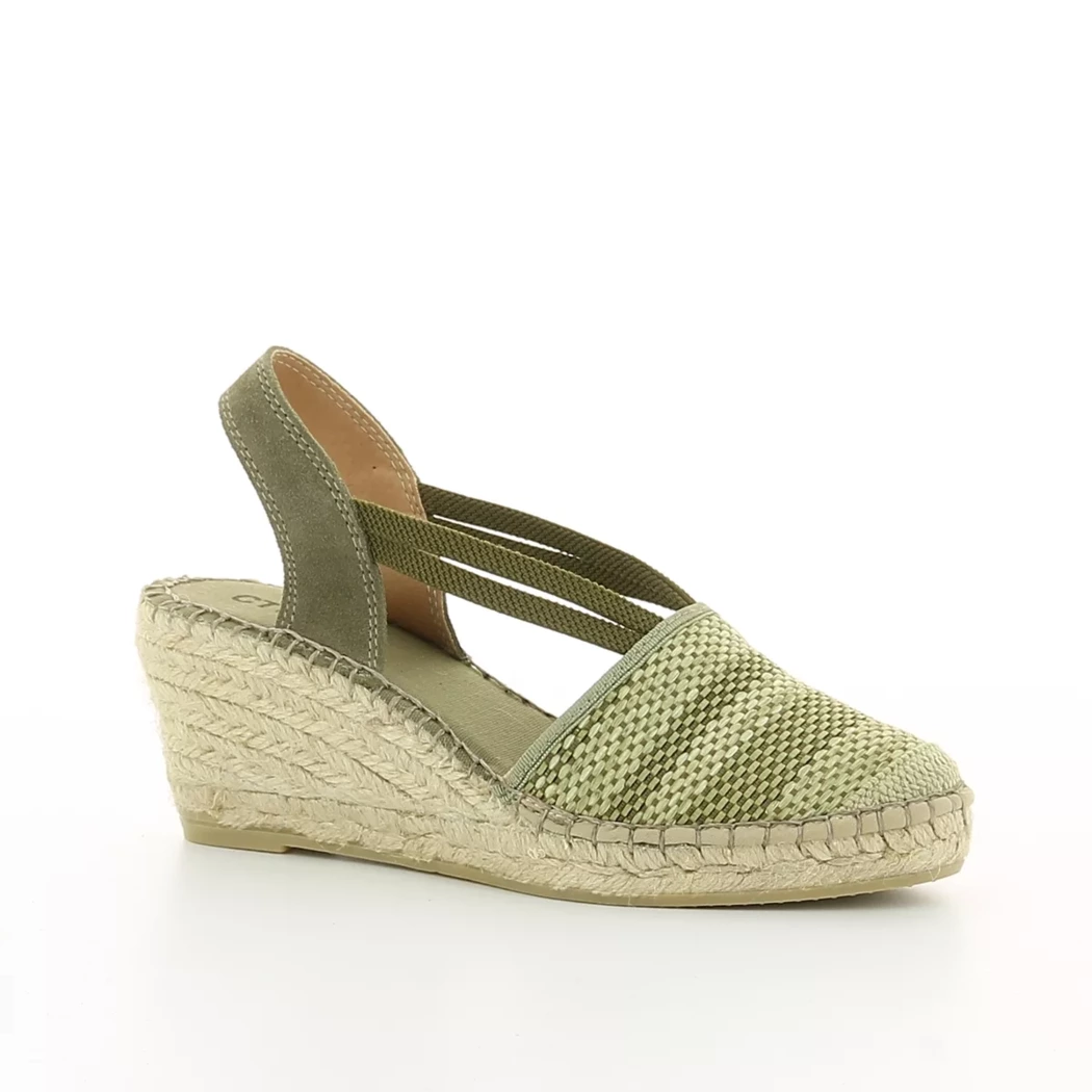 Image (1) de la chaussures Ctwlk - Escarpins Vert en Textile