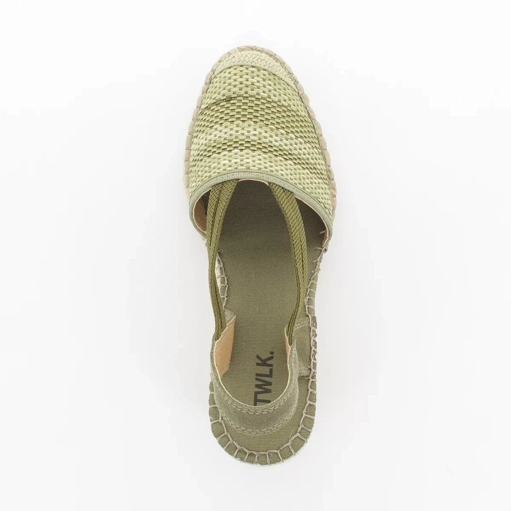Image (6) de la chaussures Ctwlk - Escarpins Vert en Textile