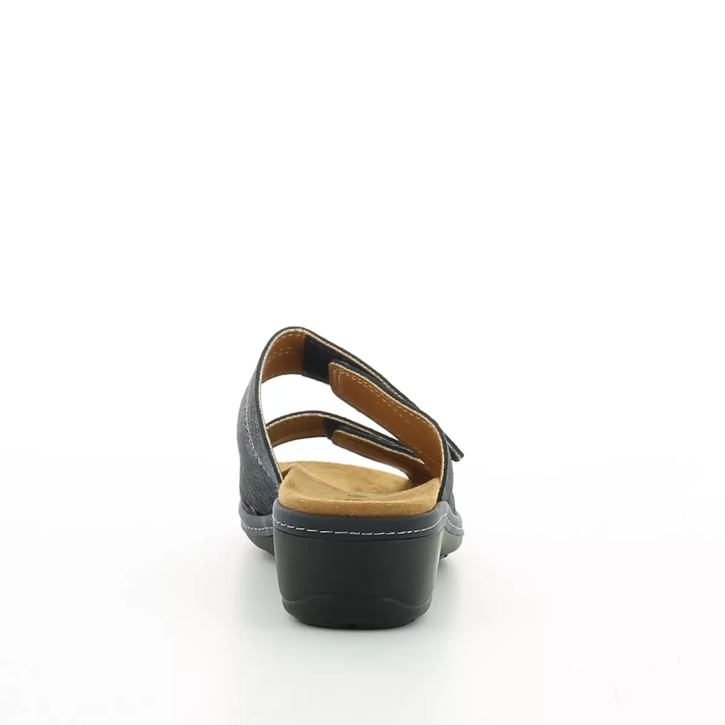 Image (3) de la chaussures Sens - Mules et Sabots Bleu en Cuir