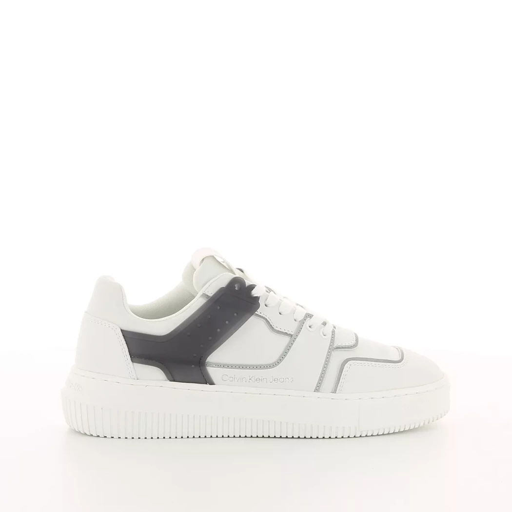 Image (2) de la chaussures Calvin Klein - Baskets Blanc en Cuir