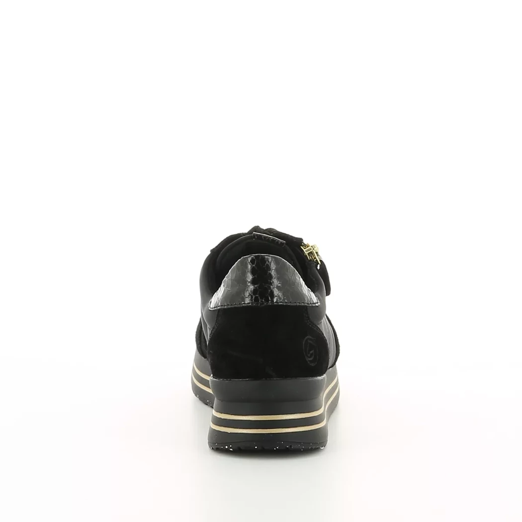 Image (3) de la chaussures Remonte - Baskets Noir en Cuir nubuck