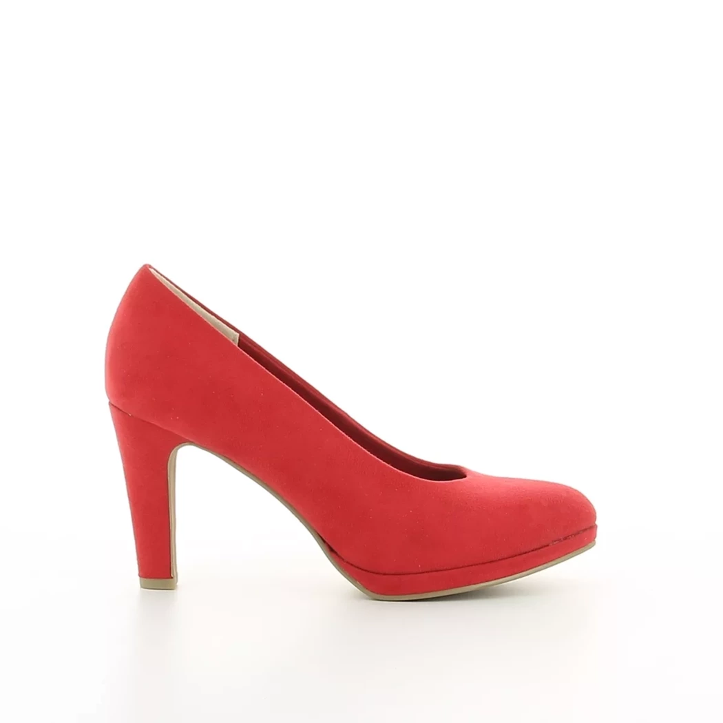 Image (2) de la chaussures Marco Tozzi - Escarpins Rouge en Cuir synthétique
