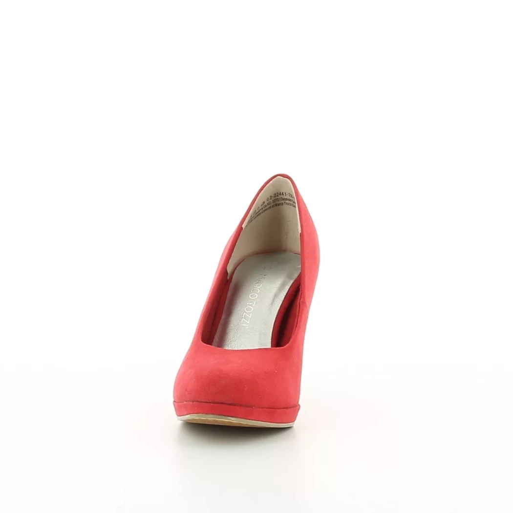 Image (5) de la chaussures Marco Tozzi - Escarpins Rouge en Cuir synthétique