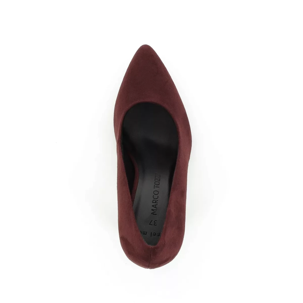 Image (6) de la chaussures Marco Tozzi - Escarpins Bordeaux en Cuir synthétique
