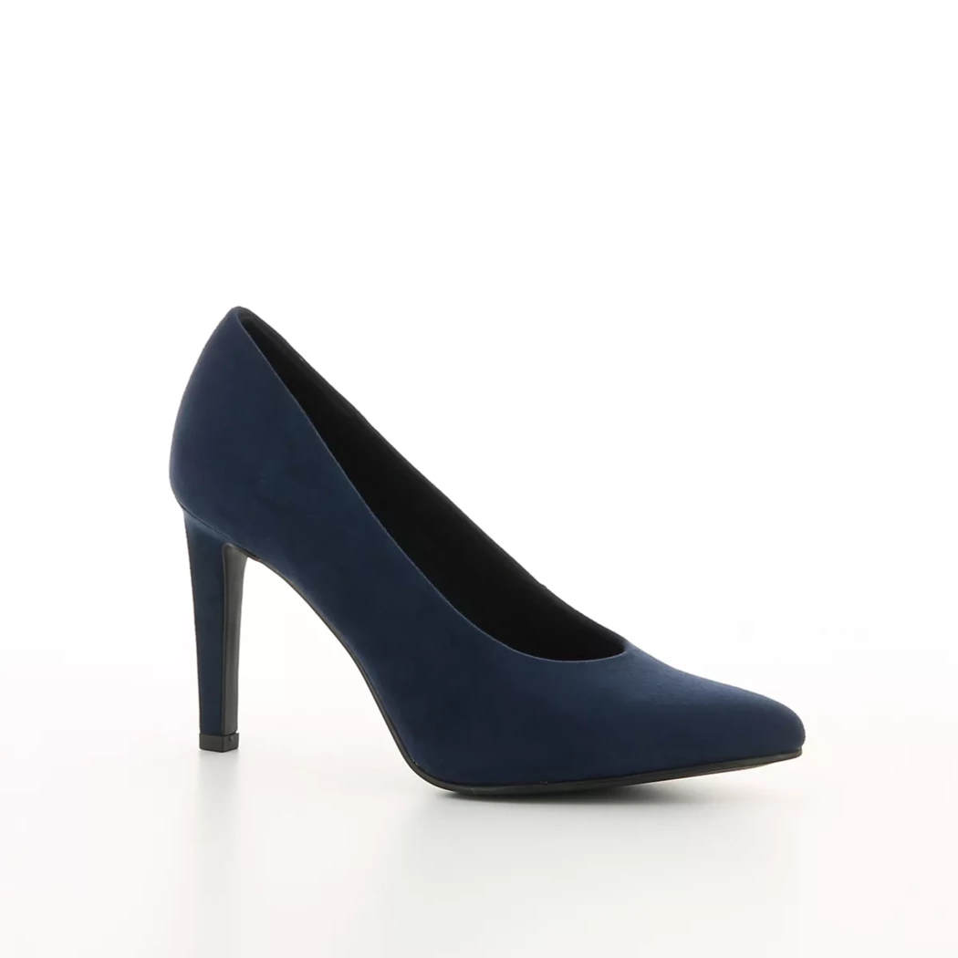 Image (1) de la chaussures Marco Tozzi - Escarpins Bleu en Cuir synthétique