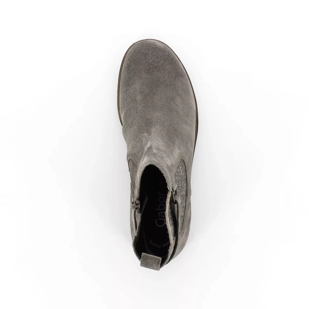 Image (6) de la chaussures Gabor - Boots Taupe en Cuir nubuck