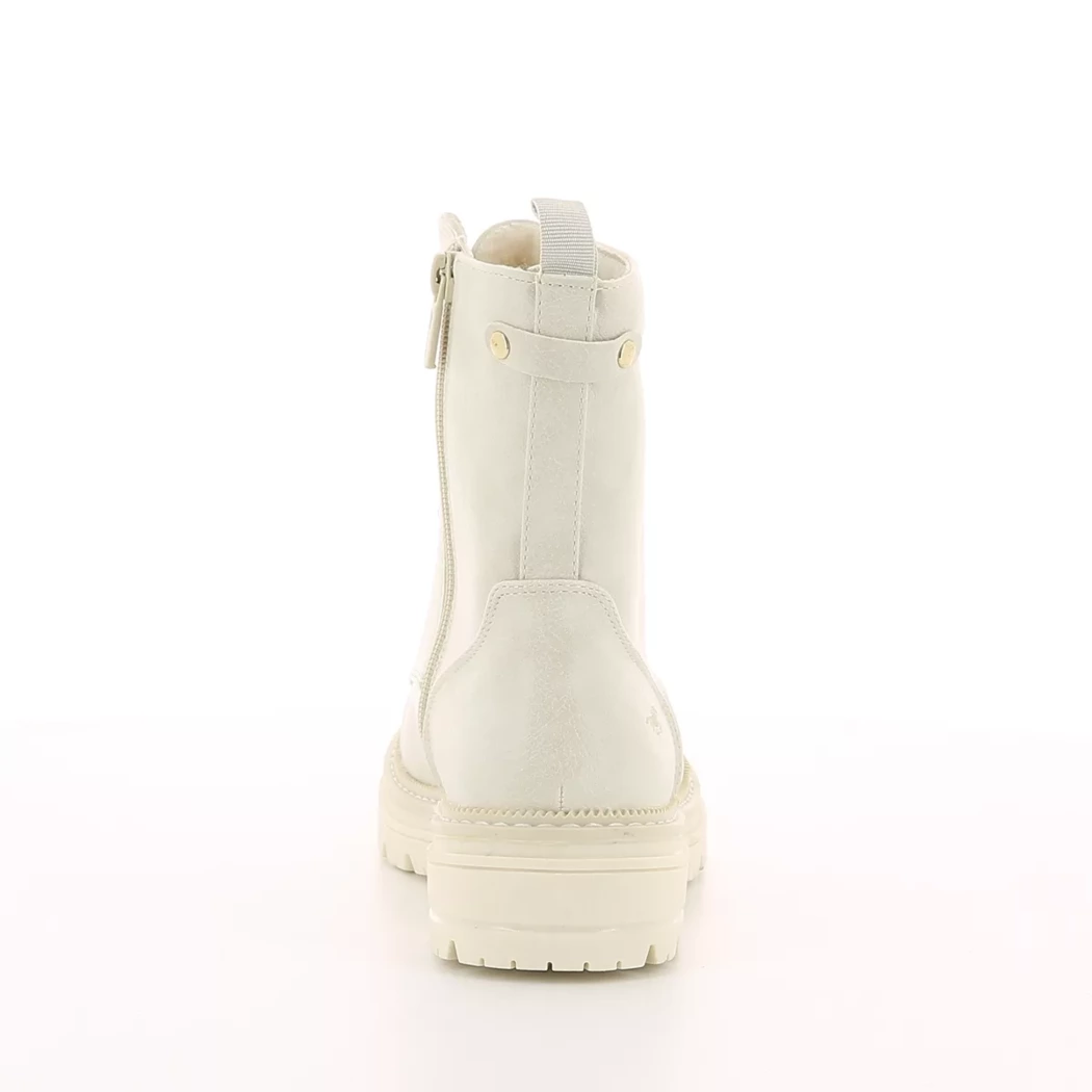 Image (3) de la chaussures Mustang - Bottines Blanc en Cuir synthétique