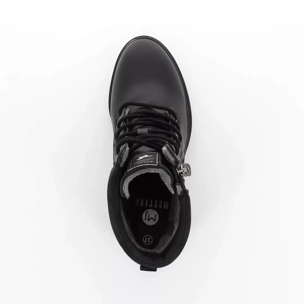 Image (6) de la chaussures Mustang - Bottines Noir en Cuir synthétique