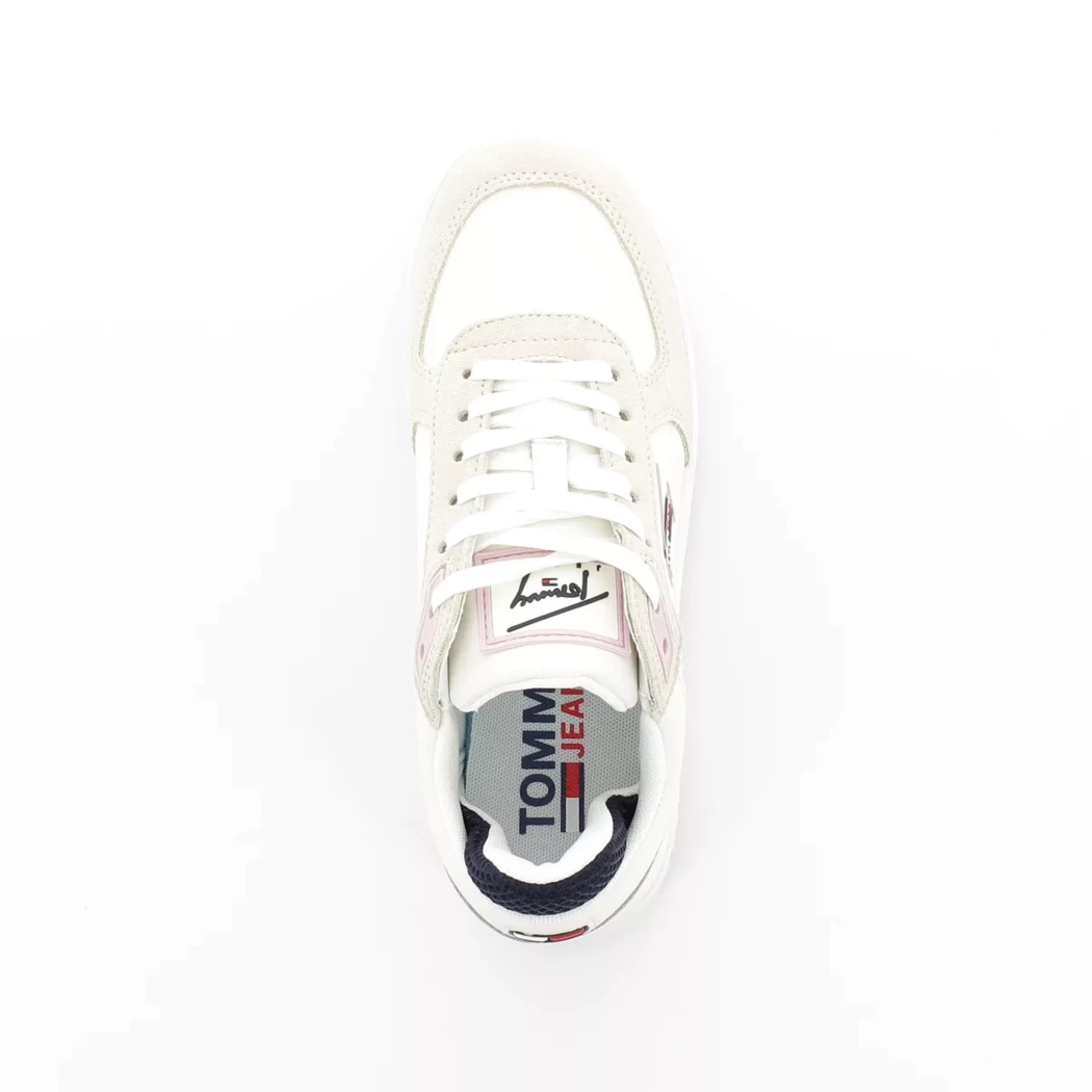 Image (6) de la chaussures Tommy jeans - Baskets Beige en Cuir Image (6) de la chaussures Tommy jeans - Baskets Beige en Cuir