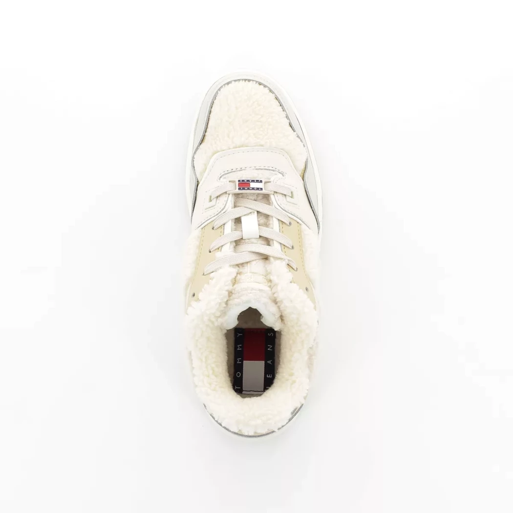 Image (6) de la chaussures Tommy Hilfiger - Baskets Beige en Cuir