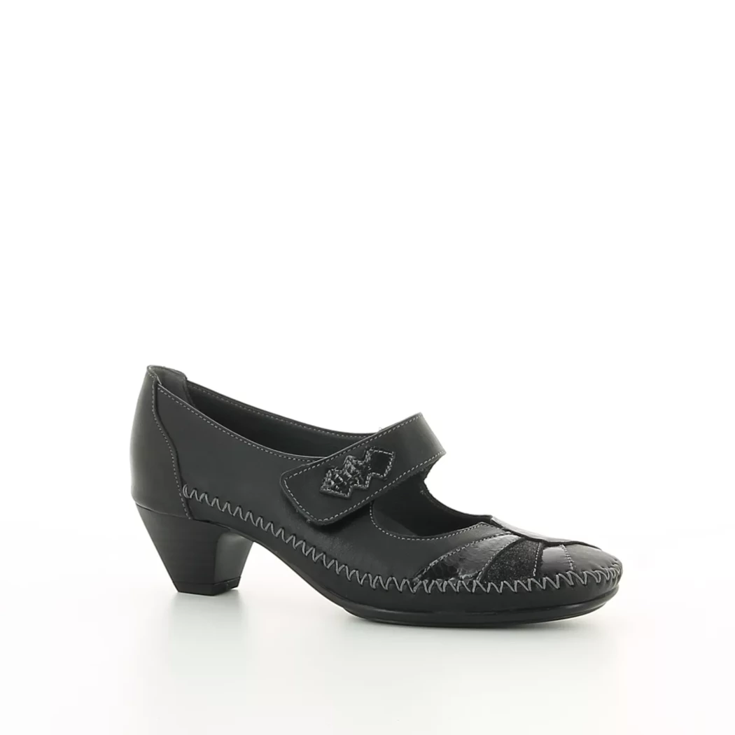 Image (1) de la chaussures Kiarflex - Escarpins Noir en Cuir