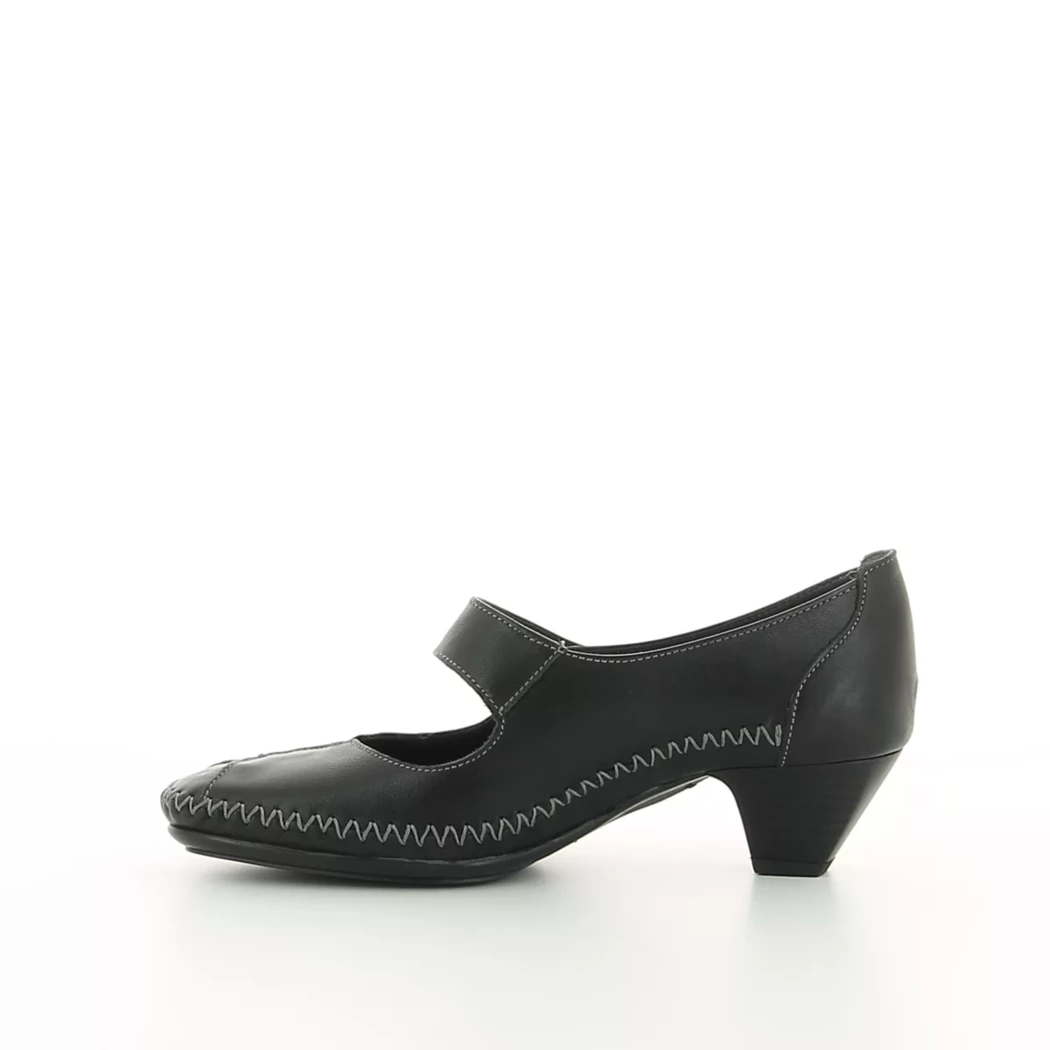 Image (4) de la chaussures Kiarflex - Escarpins Noir en Cuir