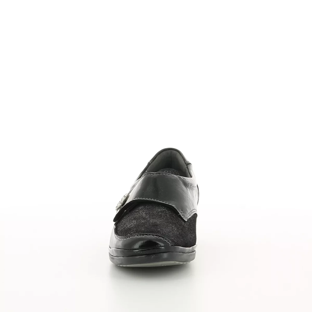 Image (5) de la chaussures Kiarflex - Chaussures à velcro Noir en Cuir vernis