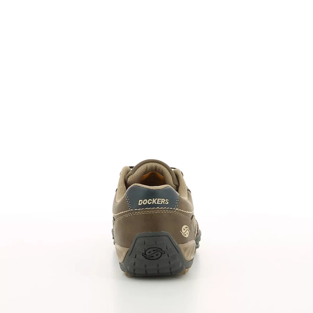 Image (3) de la chaussures Dockers - Chaussures à lacets Marron en Cuir synthétique