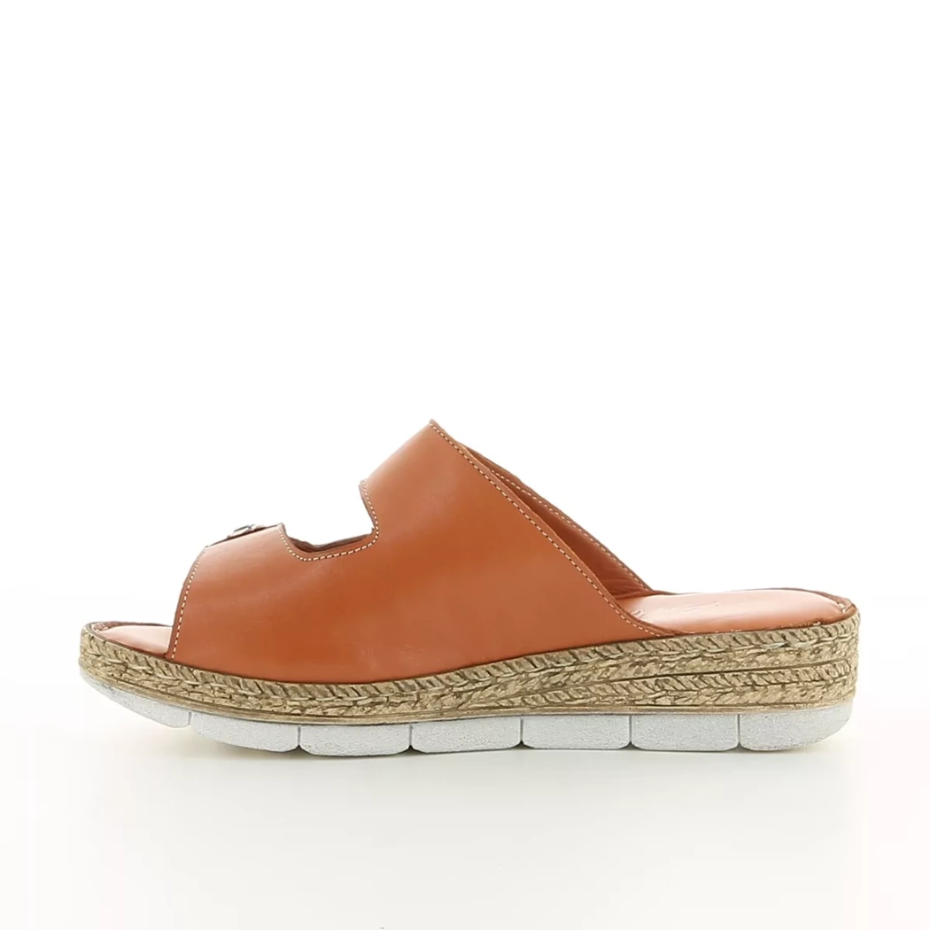 Image (4) de la chaussures Andrea Conti - Mules et Sabots Orange en Cuir