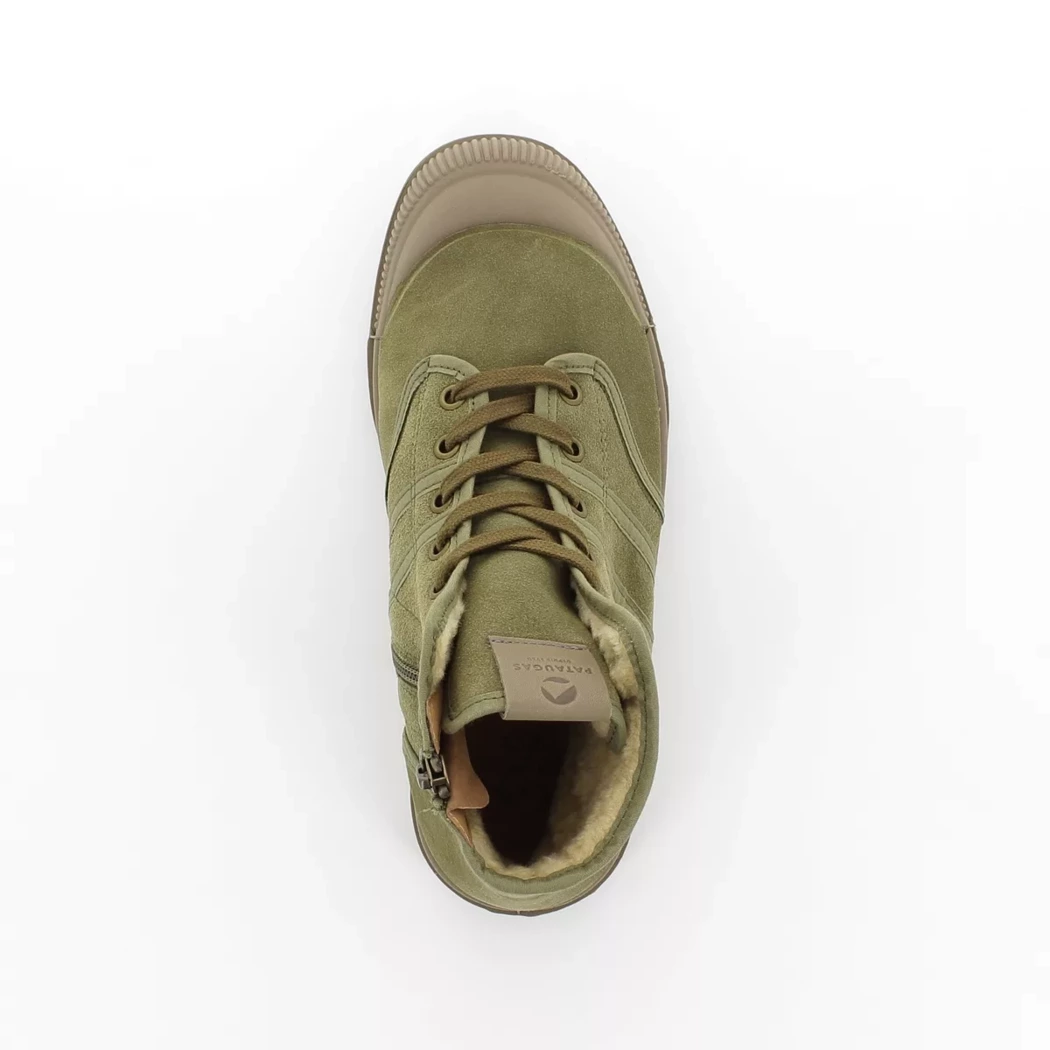 Image (6) de la chaussures Pataugas - Bottines Vert en Cuir nubuck