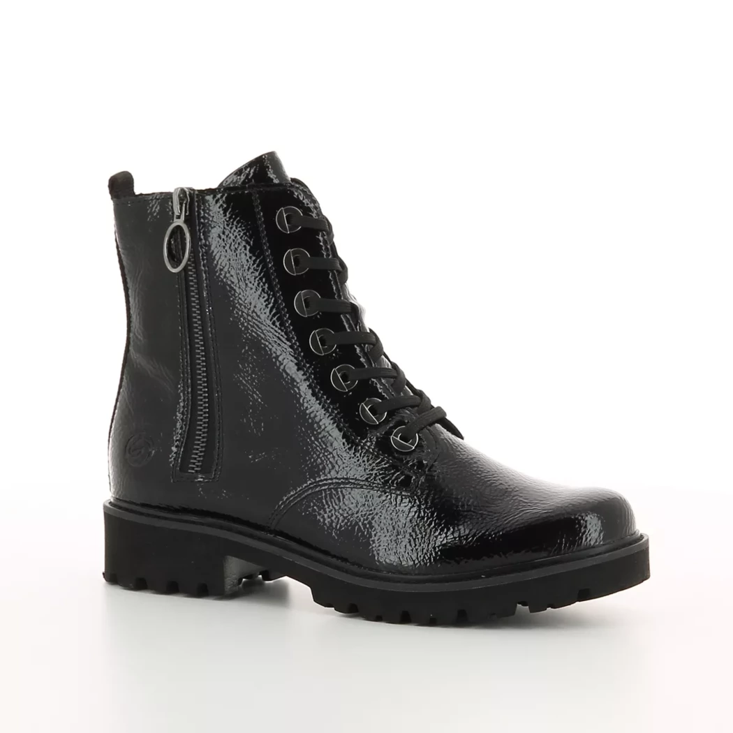 Image (1) de la chaussures Remonte - Bottines Noir en Cuir vernis