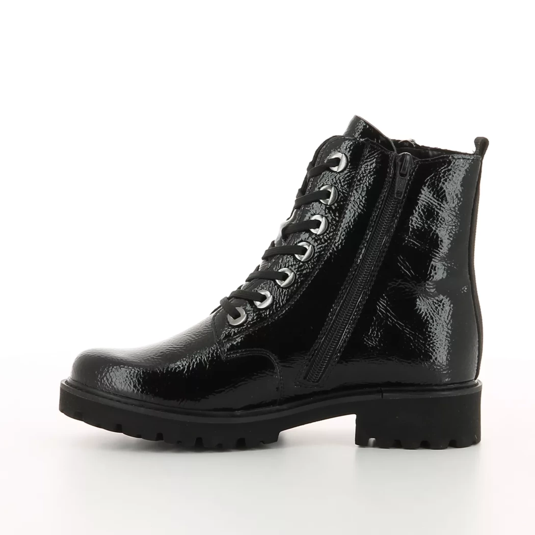 Image (4) de la chaussures Remonte - Bottines Noir en Cuir vernis