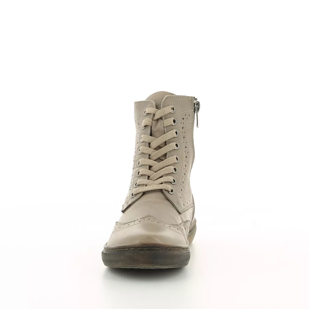 Image (5) de la chaussures Kok'oon - Bottines Taupe en Cuir