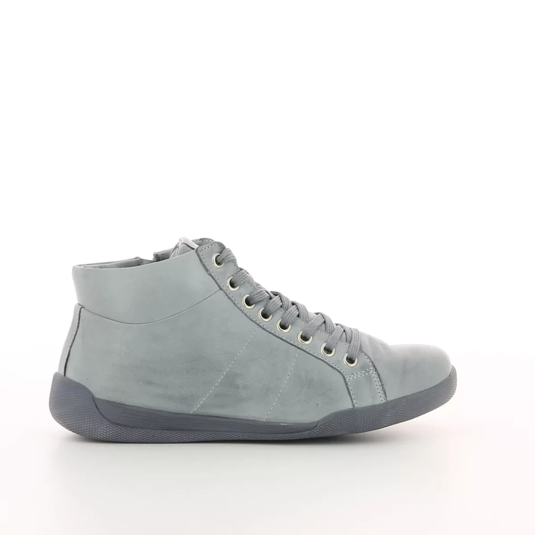 Image (2) de la chaussures Andrea Conti - Bottines Bleu en Cuir