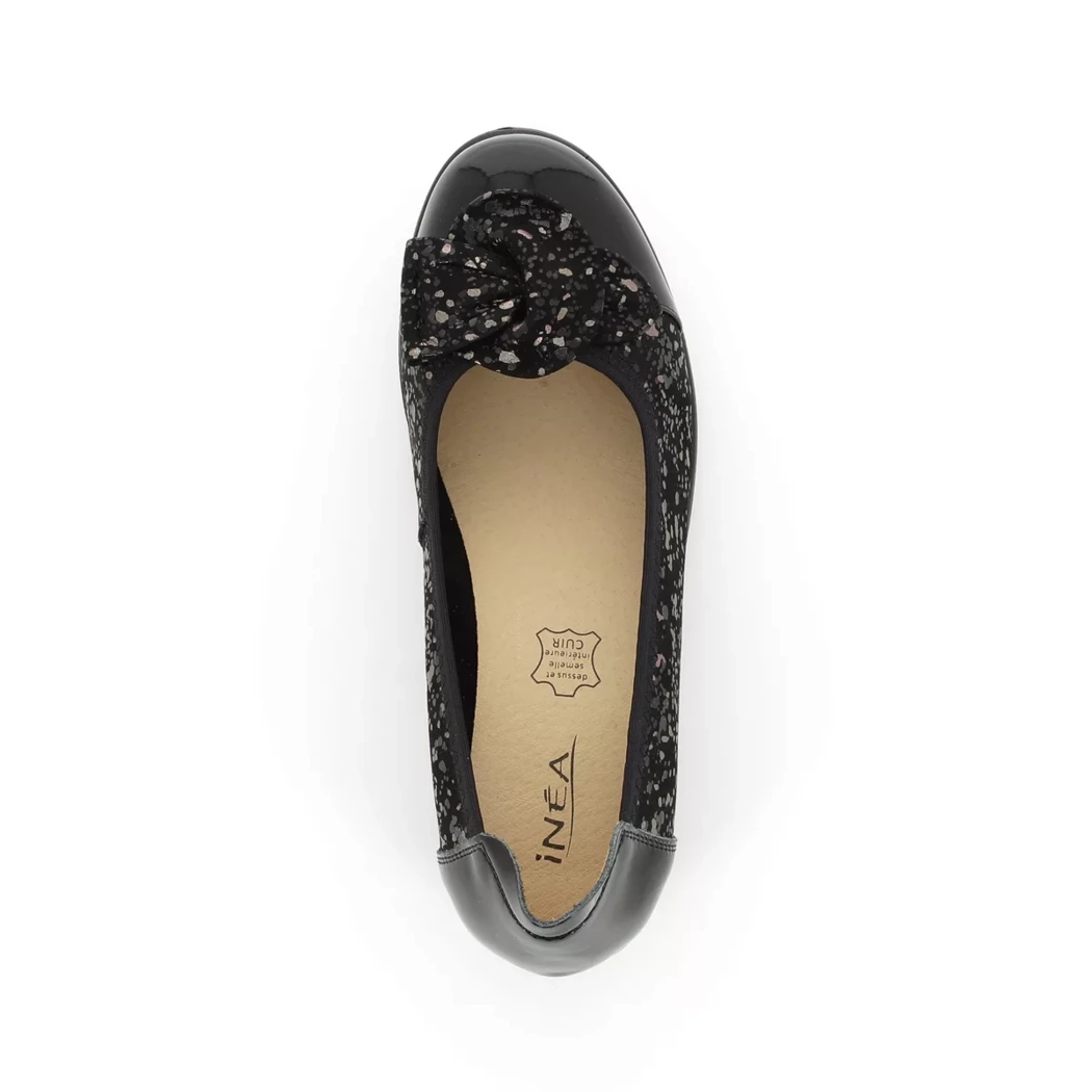 Image (6) de la chaussures Inea - Escarpins Noir en Multi-Matières