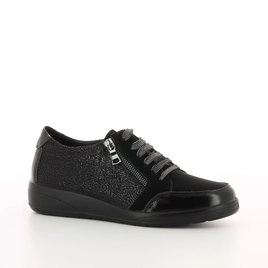 Image (1) de la chaussures Inea - Chaussures à lacets Noir en Cuir vernis