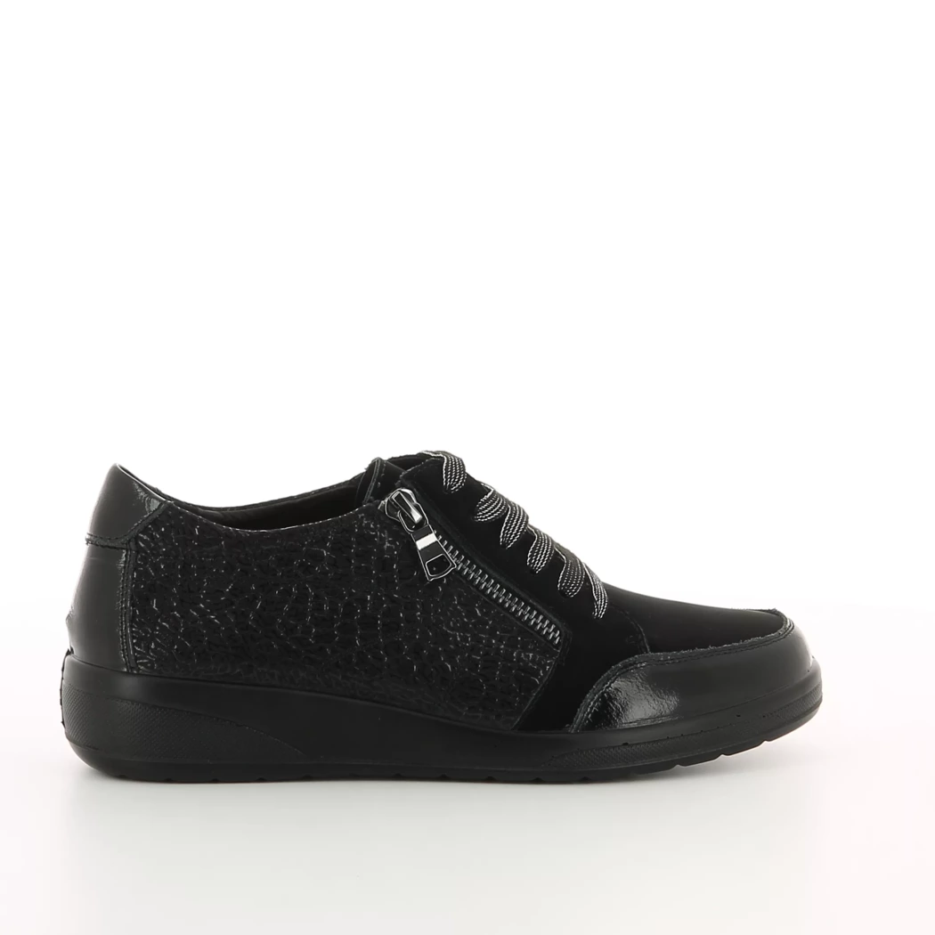 Image (2) de la chaussures Inea - Chaussures à lacets Noir en Cuir vernis