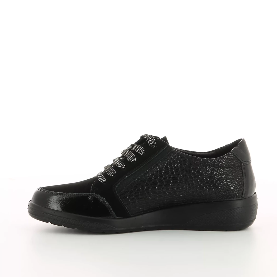 Image (4) de la chaussures Inea - Chaussures à lacets Noir en Cuir vernis
