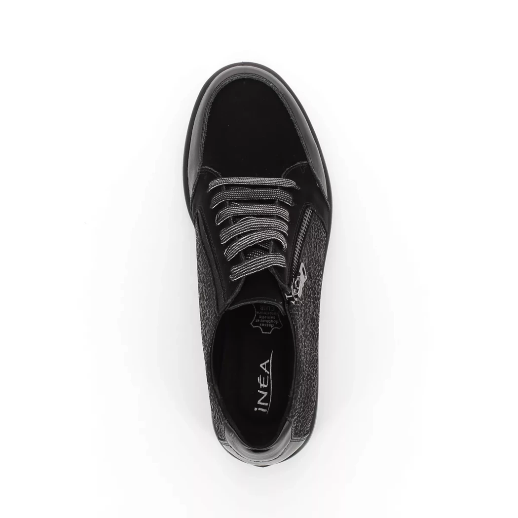 Image (6) de la chaussures Inea - Chaussures à lacets Noir en Cuir vernis