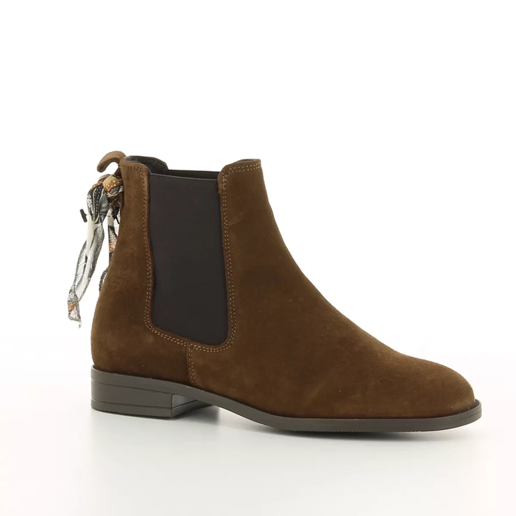 Image (1) de la chaussures Goodstep - Boots Marron en Cuir nubuck