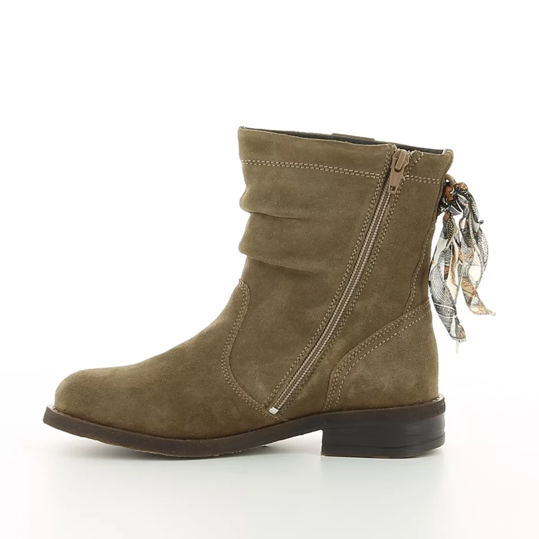 Image (4) de la chaussures Goodstep - Boots Taupe en Cuir nubuck