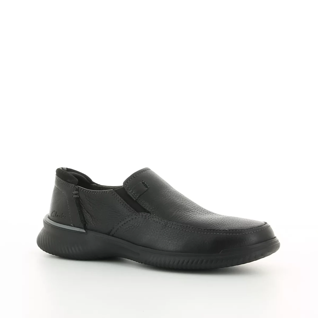 Image (1) de la chaussures Clarks - Mocassins Noir en Cuir