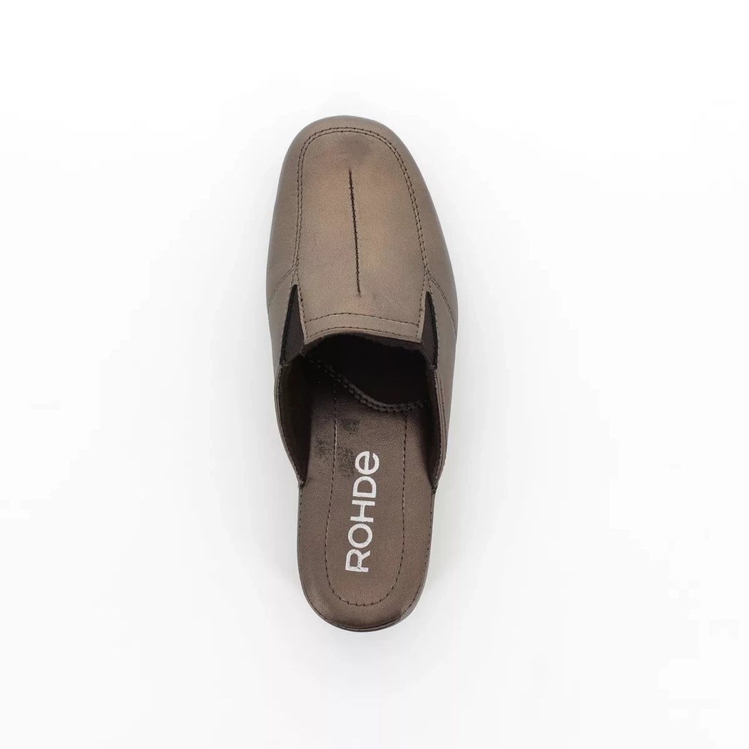 Image (6) de la chaussures Rohde - Pantoufles et Chaussons Or / Bronze / Platine en Cuir