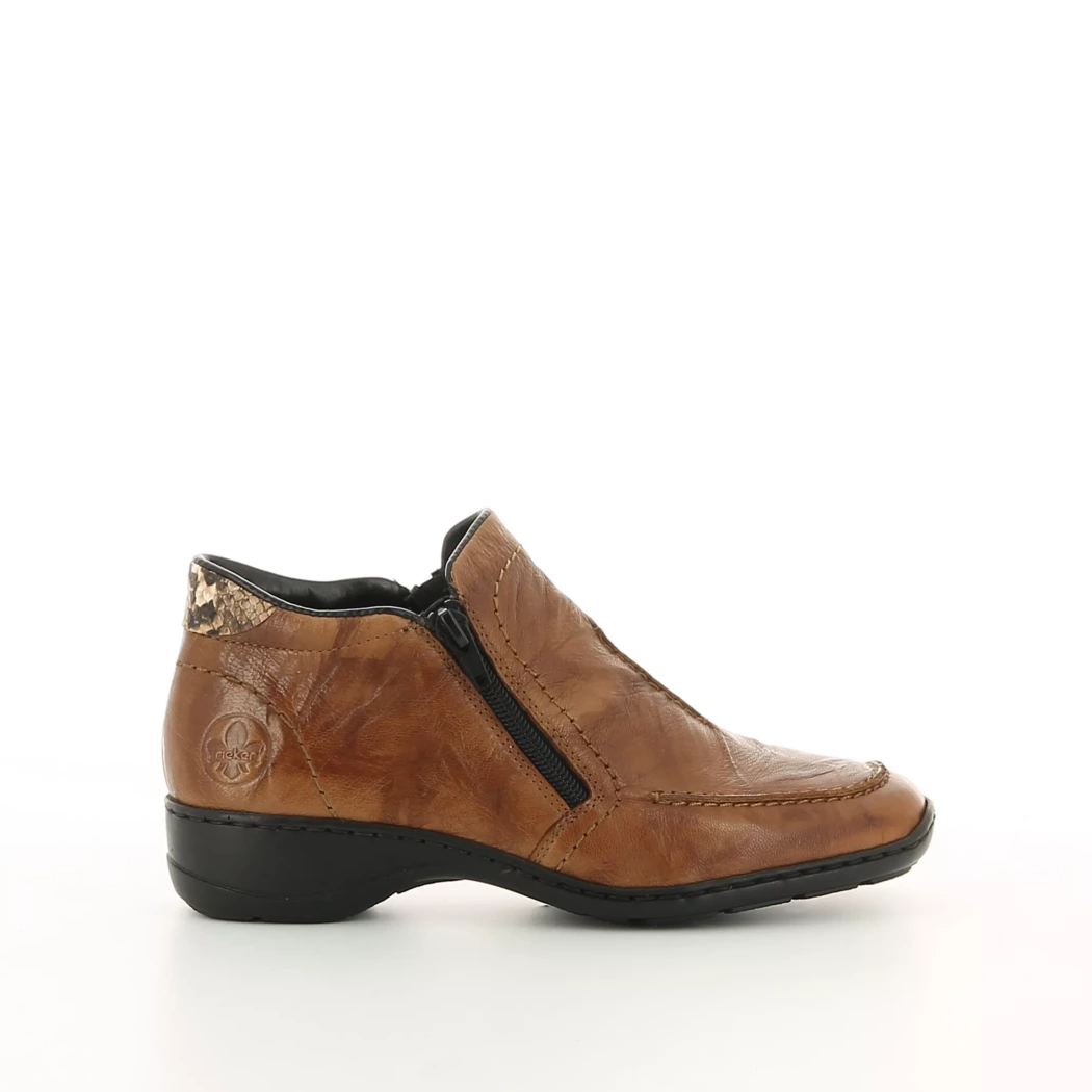 Image (2) de la chaussures Rieker - Boots Cuir naturel / Cognac en Cuir
