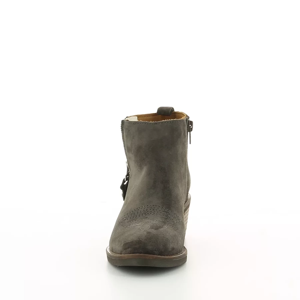 Image (5) de la chaussures Alpe - Boots Gris en Cuir nubuck