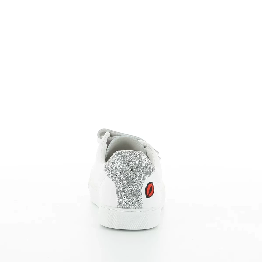 Image (3) de la chaussures Bons baisers de Paname - Baskets Blanc en Cuir