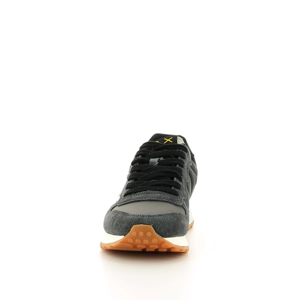 Image (5) de la chaussures Sun68 - Baskets Gris en Cuir nubuck