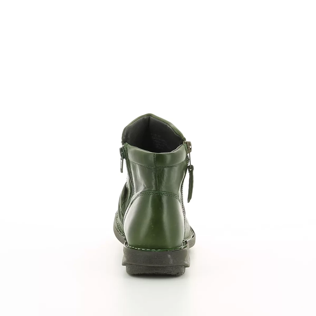 Image (3) de la chaussures Miz Mooz - Boots Vert en Cuir