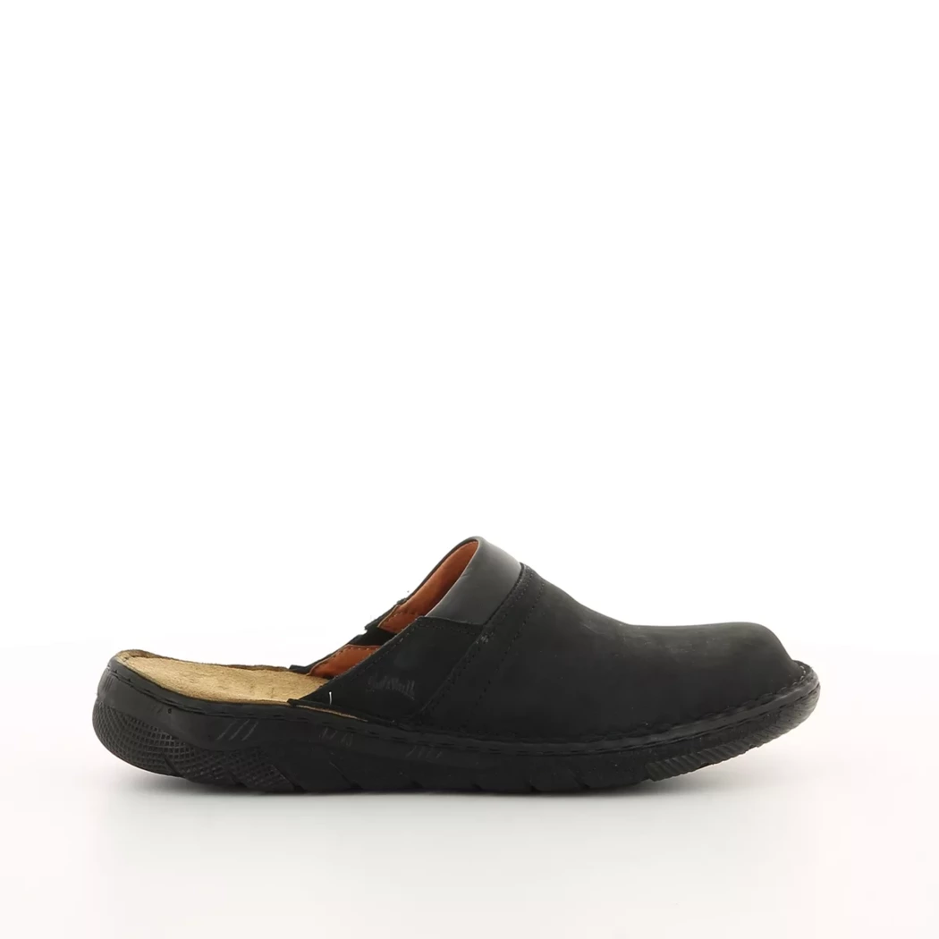 Image (2) de la chaussures Soft Walk - Pantoufles et Chaussons Noir en Cuir nubuck
