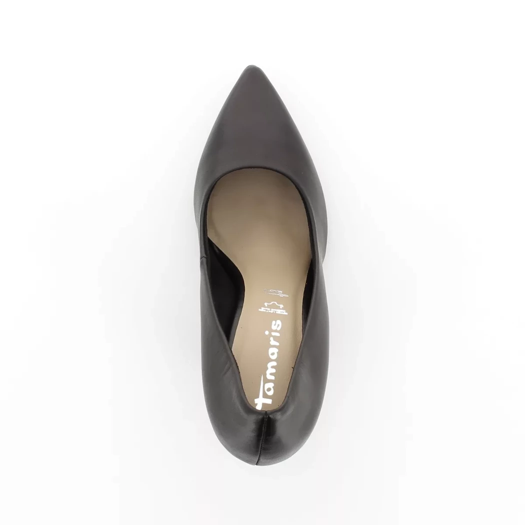 Image (6) de la chaussures Tamaris - Escarpins Noir en Cuir