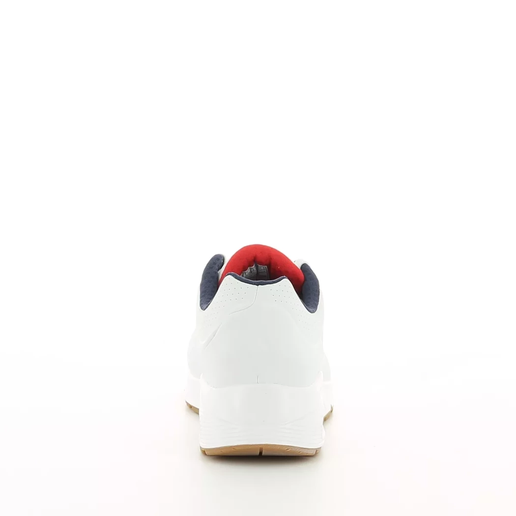 Image (3) de la chaussures Skechers - Baskets Blanc en Cuir synthétique