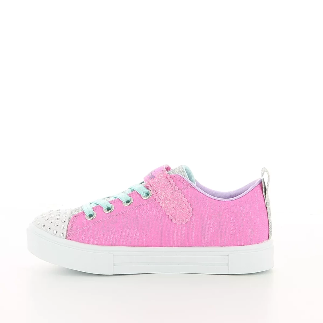 Image (4) de la chaussures Skechers - Baskets Rose en Textile