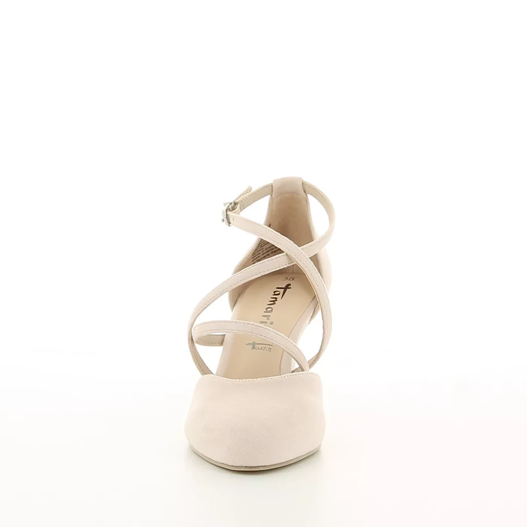 Image (5) de la chaussures Tamaris - Escarpins Beige en Cuir synthétique